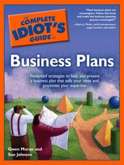 Front cover of The Complete Idiot's Guide to Business Plans by Gwen Moran