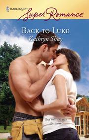 Cover of Back to Luke by Kathryn Shay