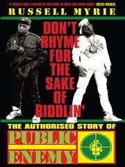 Front cover of Don't Rhyme for the Sake of Riddlin' by Russell Myrie