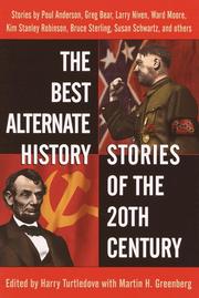 Front cover of The Best Alternate History Stories of the 20th Century by Harry Turtledove