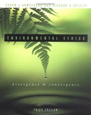 Front cover of Environmental Ethics by Susan J Armstrong