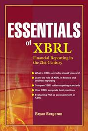 Cover of Essentials of XBRL by Bryan Bergeron