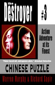 Cover of Chinese Puzzle by Warren Murphy