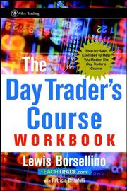 Cover of The Day Trader's Course Workbook by Lewis Borsellino