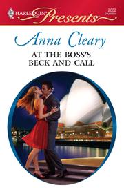 Front cover of At the Boss's Beck and Call by Anna Cleary