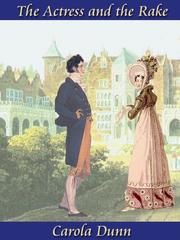 Front cover of The Actress and the Rake by Carola Dunn