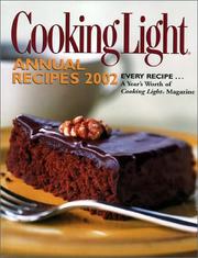 Front cover of Cooking light annual recipes 2002 by Cooking Light Editors