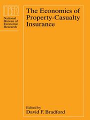 Cover of The Economics of Property-Casualty Insurance by David F Bradford