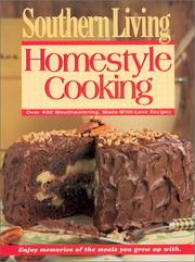 Front cover of Southern Living homestyle cooking by Julie Fisher Gunter