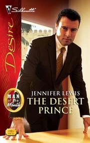 Front cover of The Desert Prince by Jennifer Lewis