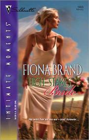 Front cover of High Stakes Bride by Fiona Brand