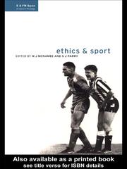 Cover of Ethics and Sport by M.J McNamee