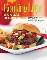 Front cover of Cooking light annual recipes 2004 by Heather Averett