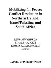 Cover of Mobilizing for Peace by Benjamin Gidron