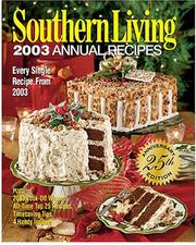 Front cover of Southern Living 2003 Annual Recipes by Southern Living Editors