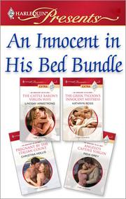 Cover of An Innocent In His Bed Bundle by Lindsay Armstrong
