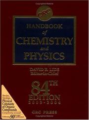 Cover of 2007 Chemistry Award, 87th Edition by David R. Lide