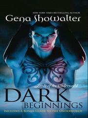 Cover of Dark Beginnings by Gena Showalter,