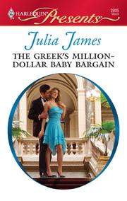 Front cover of The Greek's Million-Dollar Baby Bargain by Julia James