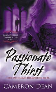 Cover of Passionate Thirst by Cameron Dean