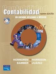 Cover of Contabilidad by Charles T. Horngren
