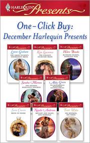 Front cover of One-Click Buy: December Harlequin Presents by Lynne Graham