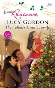Front cover of The Italian's Miracle Family by Lucy Gordon