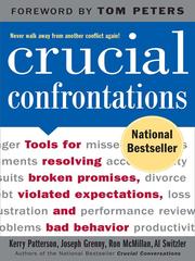 Cover of Crucial Confrontations by Kerry Patterson