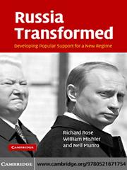 Front cover of Russia Transformed by Richard Rose