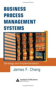 Cover of Business Process Management Systems by James F. Chang