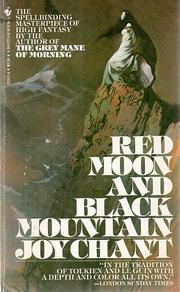 Front cover of Red moon and black mountain by Joy Chant