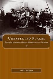 Cover of Unexpected places by Eric Gardner