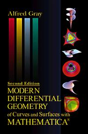 Front cover of Modern differential geometry of curves and surfaces with Mathematica by Alfred Gray
