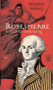 Cover of Robespierre by Friedrich Sieburg