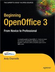 Cover of Beginning OpenOffice 3 by Andy Channelle