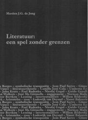 Cover of Literatuur by Martien Jacobus Gerardus de Jong