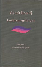Cover of Luchtspiegelingen by Gerrit Komrij