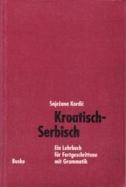 Front cover of Kroatisch-Serbisch by Snježana Kordić