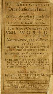 Front cover of Orbis sensualium pictus by Johann Amos Comenius