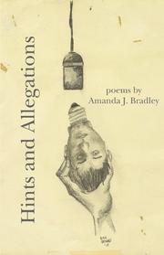 Cover of Hints and Allegations by Amanda J. Bradley
