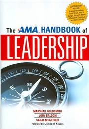Front cover of The AMA Handbook of Leadership by Marshall Goldsmith