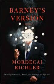 Cover of Barney's Version by Mordecai Richler
