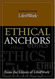 Cover of Ethical anchors by Thomas G. Addington