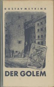 Cover of Der Golem by Gustav Meyrink