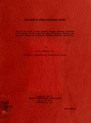 Cover of 1951 report on foreign educational systems by Benjamin Franklin Crowson