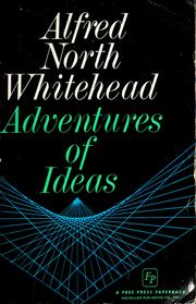 Front cover of Adventures of ideas by Alfred North Whitehead