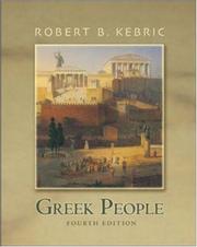 Front cover of Greek people by Robert B. Kebric