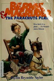 Front cover of Bernie Magruder & the parachute peril by Phyllis Reynolds Naylor