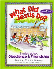 Cover of What did Jesus do? by Mary Manz Simon