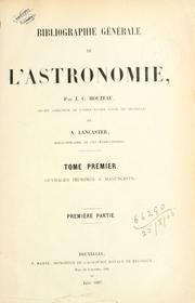 Cover of Bibliographie générale de l'astronomie by Jean-Charles Houzeau